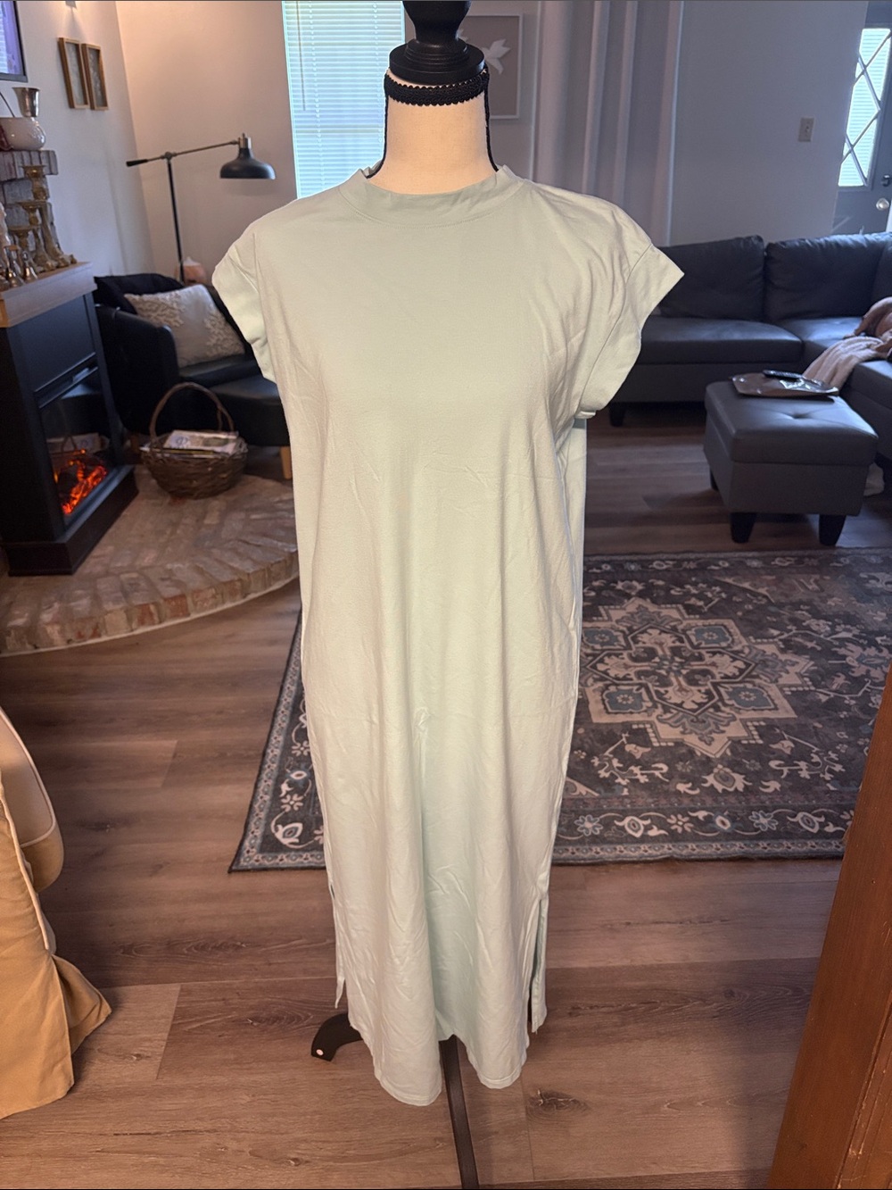 a new day Light Mint Maxi T-Shirt Dress